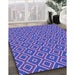 Machine Washable Transitional Purple Mimosa Purple Rug in a Family Room, wshpat1208pur