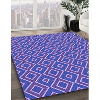 Patterned Purple Mimosa Purple Rug, pat1208pur