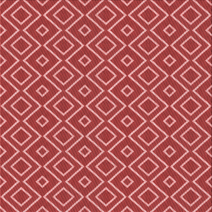 Round Machine Washable Transitional Red Rug, wshpat1208rd