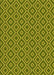 Machine Washable Transitional Green Rug, wshpat1208yw