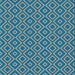 Square Patterned Blue Novelty Rug, pat1208