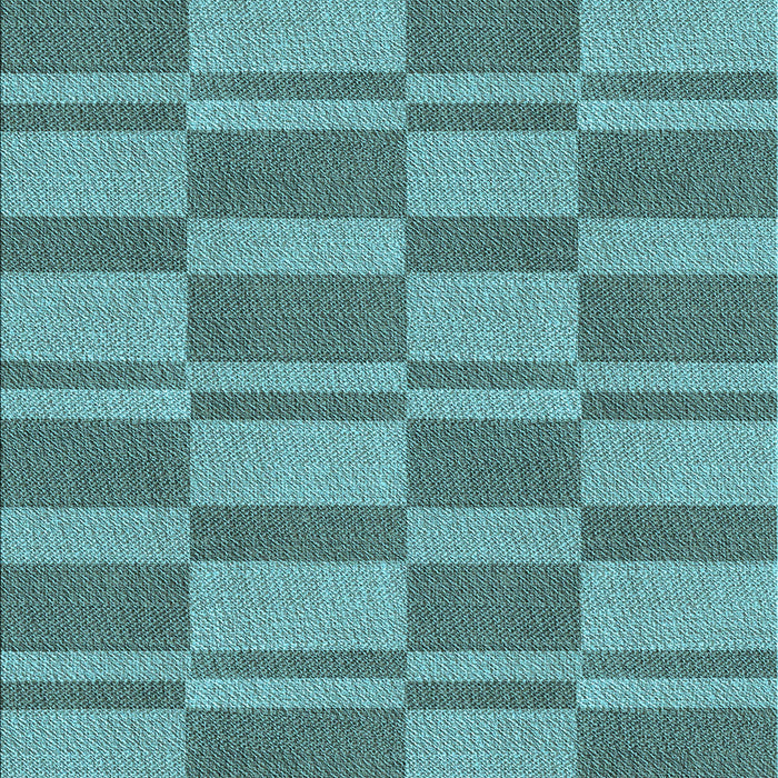 Machine Washable Transitional Turquoise Green Rug, wshpat1209lblu