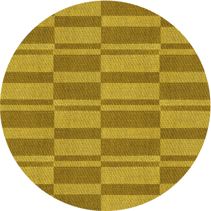 Square Patterned Dark Bisque Brown Rug, pat1209yw