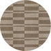 Sideview of Patterned Reddish Brown Novelty Rug, pat1209