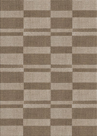 Machine Washable Transitional Sepia Brown Rug, wshpat1209