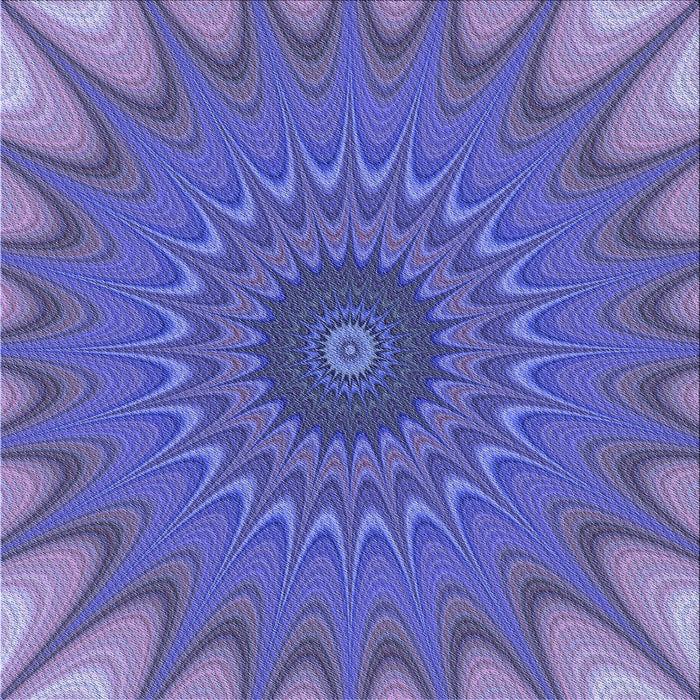 Round Patterned Purple Rug, pat121blu