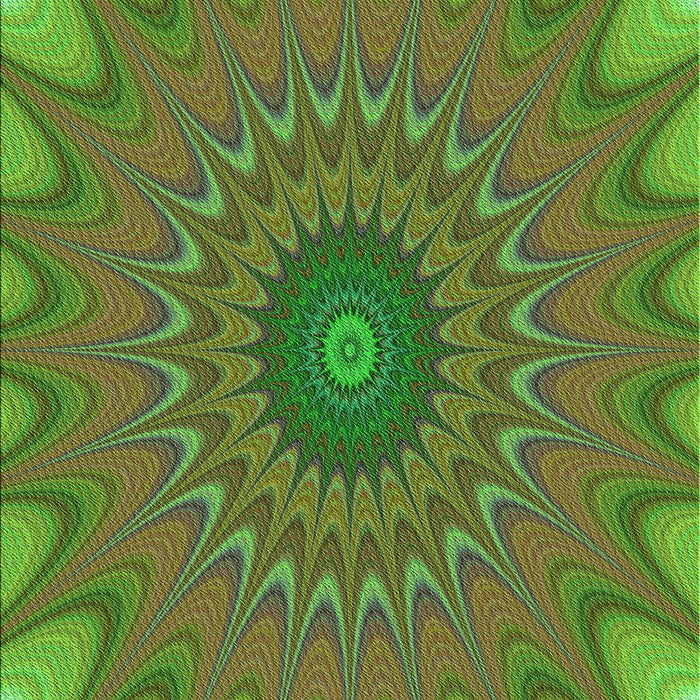 Patterned Green Rug, pat121grn