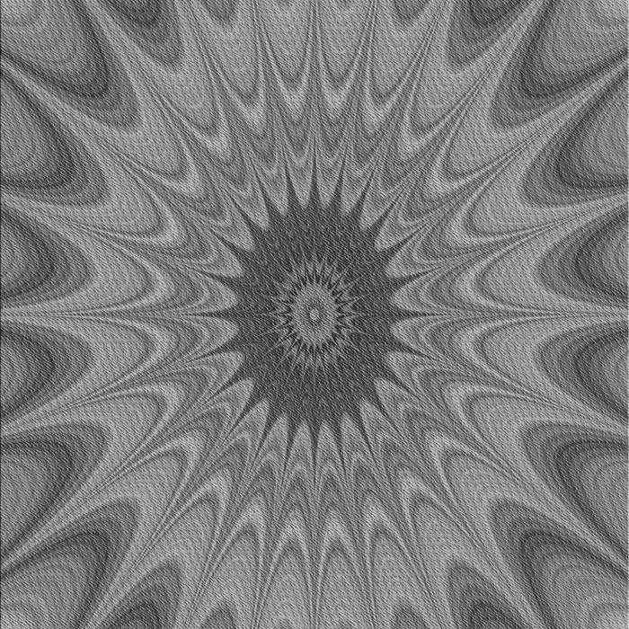 Machine Washable Transitional Carbon Gray Rug, wshpat121gry