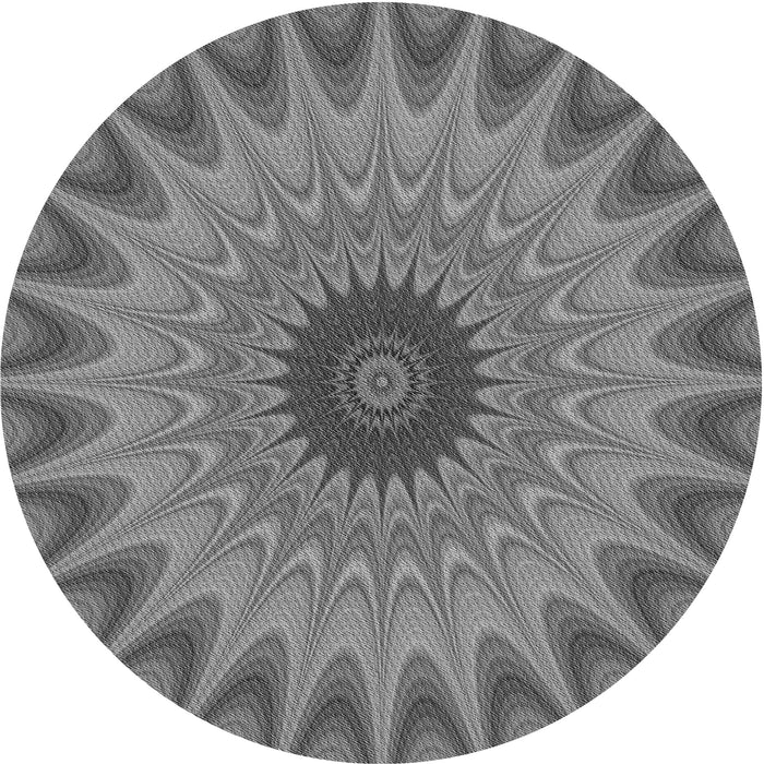 Square Machine Washable Transitional Carbon Gray Rug in a Living Room, wshpat121gry