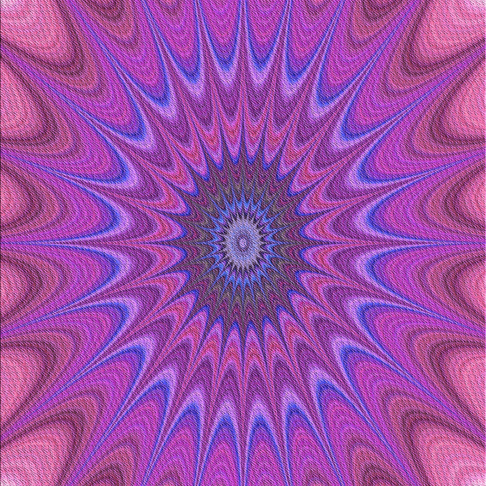 Patterned Magenta Pink Rug, pat121pur