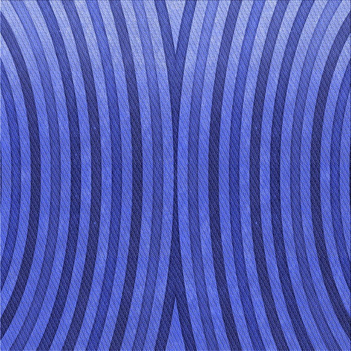 Round Patterned Blue Rug, pat1210blu