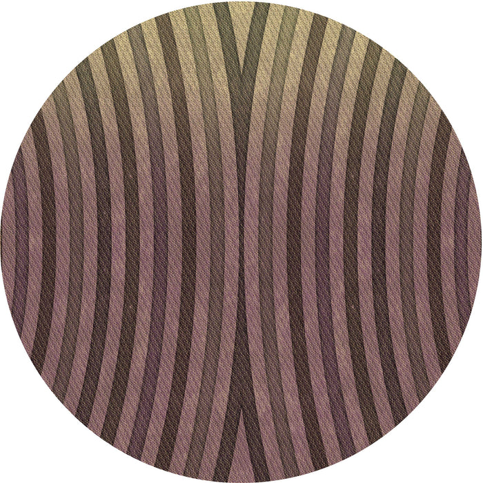 Square Machine Washable Transitional Dark Almond Brown Rug in a Living Room, wshpat1210brn