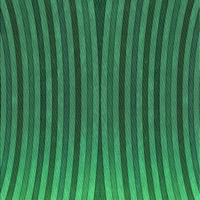 Patterned Deep Emerald Green Rug, pat1210grn