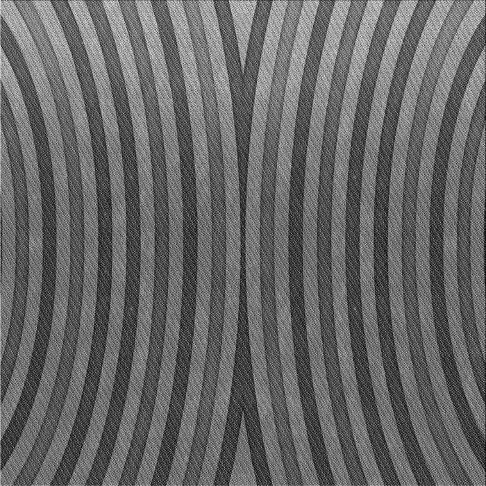 Round Patterned Gunmetal Gray Rug, pat1210gry