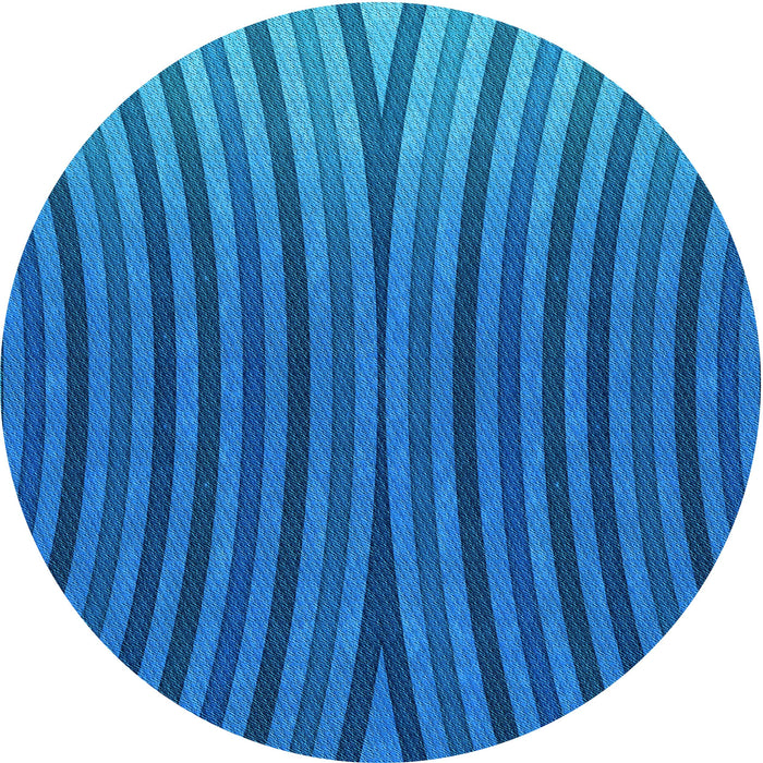 Square Patterned Blue Rug, pat1210lblu