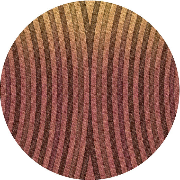 Square Patterned Orange Rug, pat1210org