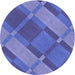 Square Patterned Sky Blue Rug, pat1211blu