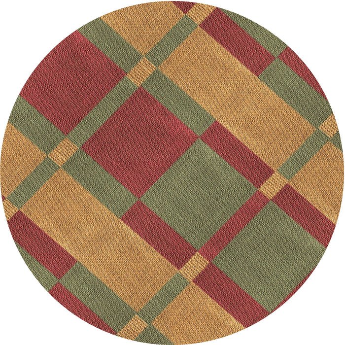Square Patterned Caramel Brown Rug, pat1211brn