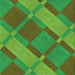 Round Patterned Seaweed Green Rug, pat1211grn