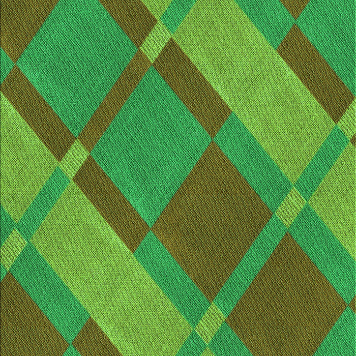 Patterned Seaweed Green Rug, pat1211grn