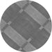 Square Patterned Gray Rug, pat1211gry