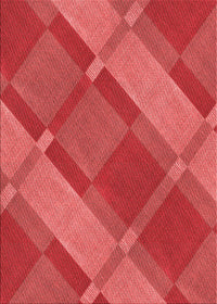 Machine Washable Transitional Red Rug, wshpat1211rd