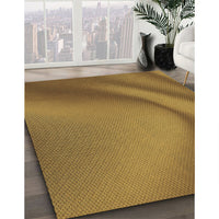 Patterned Dark Bronze Brown Rug, pat1212brn