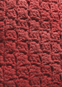 Machine Washable Transitional Cranberry Red Rug, wshpat1213rd