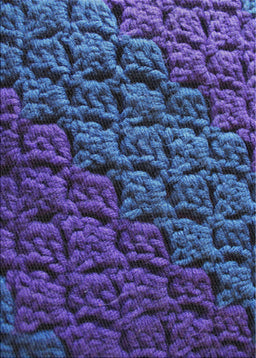 Patterned Blue Lotus Blue Novelty Rug, pat1213