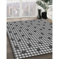 Patterned Cloud Gray Rug, pat1214gry