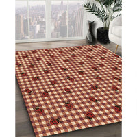 Patterned Red Rug, pat1214org