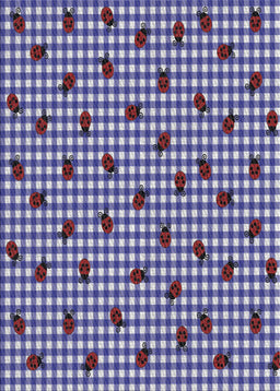 Patterned Dark Slate Blue Purple Novelty Rug, pat1214