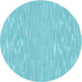 Square Machine Washable Transitional Blue Turquoise Green Rug in a Living Room, wshpat1215lblu