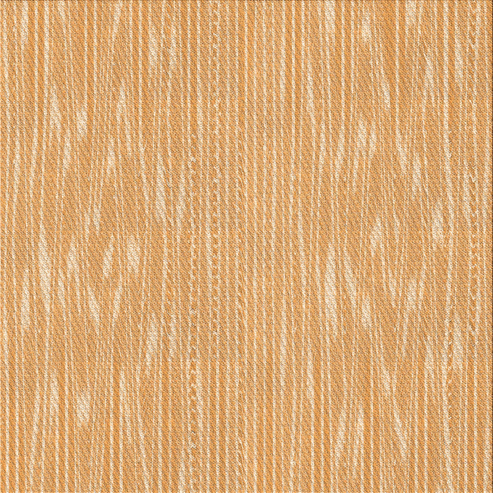 Round Patterned Orange Rug, pat1215org