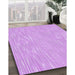 Machine Washable Transitional Purple Rug in a Family Room, wshpat1215pur