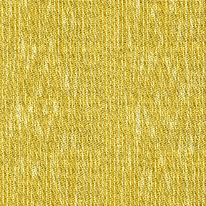 Round Machine Washable Transitional Yellow Rug, wshpat1215yw