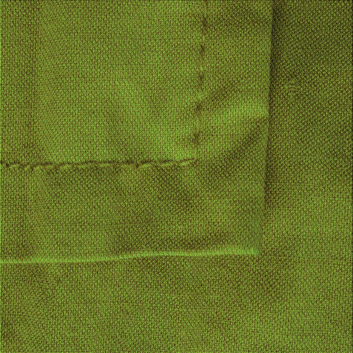 Round Patterned Antique Bronze Green Rug, pat1216grn