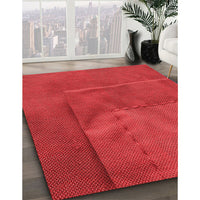 Patterned Red Rug, pat1216rd