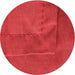 Square Patterned Red Rug, pat1216rd