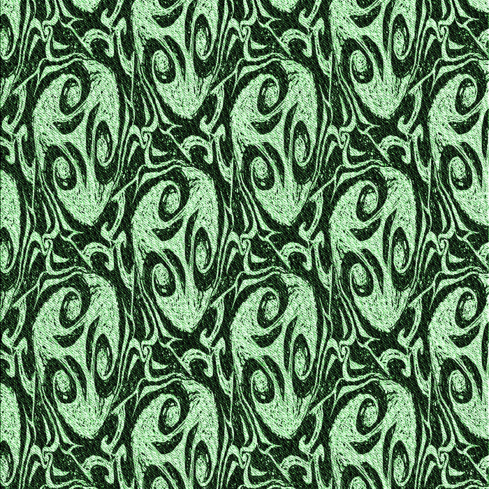 Machine Washable Transitional Pastel Green Rug, wshpat1217grn