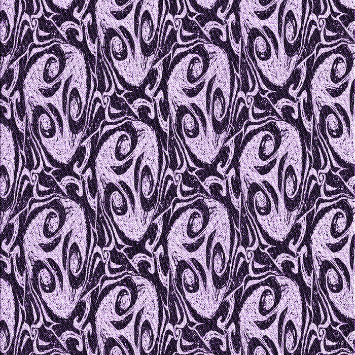 Patterned Dark Purple Rug, pat1217pur