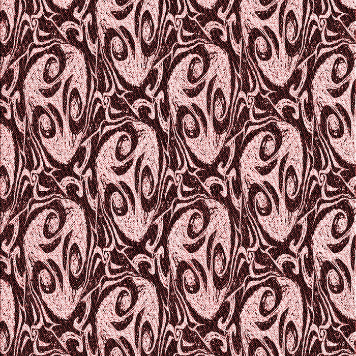 Patterned Pastel Pink Rug, pat1217rd