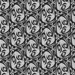 Square Patterned Mid Gray Novelty Rug, pat1217