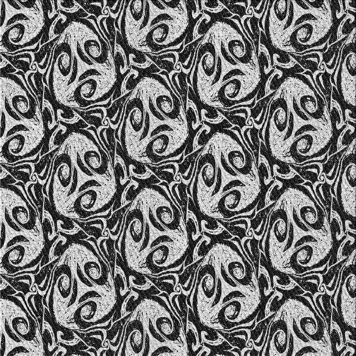 Sideview of Machine Washable Transitional Midnight Gray Rug, wshpat1217