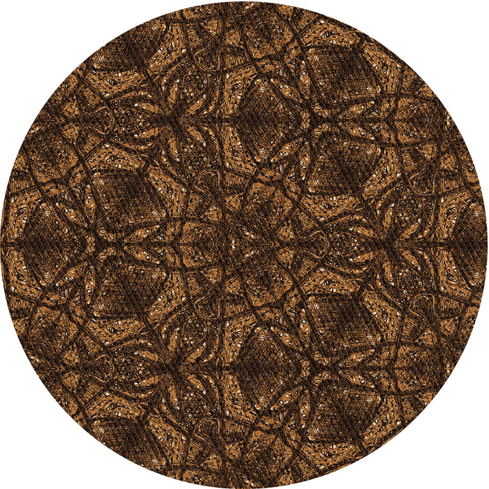 Square Machine Washable Transitional Black Brown Rug in a Living Room, wshpat1218org