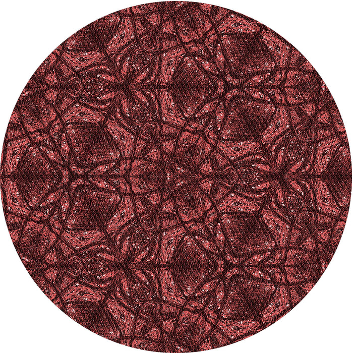 Square Machine Washable Transitional Cherry Red Rug in a Living Room, wshpat1218rd