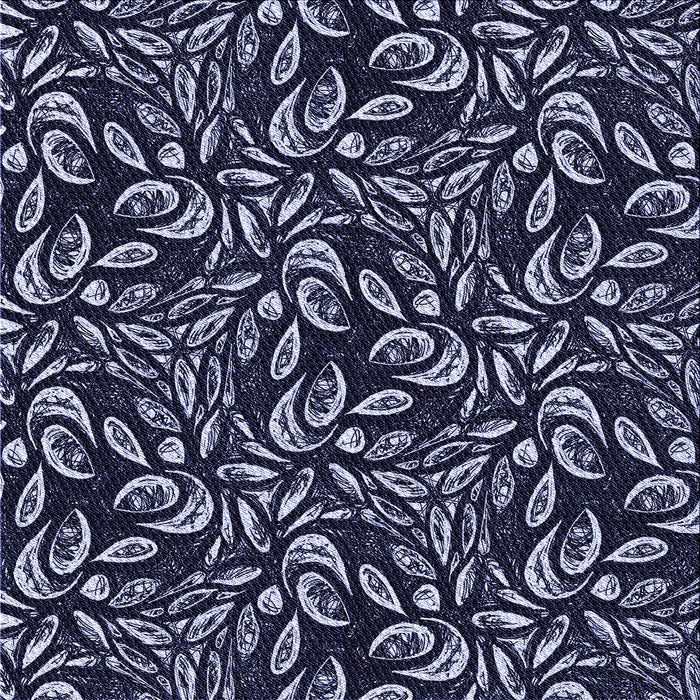 Round Patterned Light Purple Blue Rug, pat1219blu