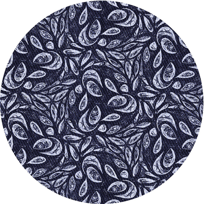Square Machine Washable Transitional Light Purple Blue Rug in a Living Room, wshpat1219blu