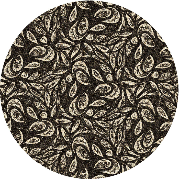 Square Machine Washable Transitional Brown Rug in a Living Room, wshpat1219brn