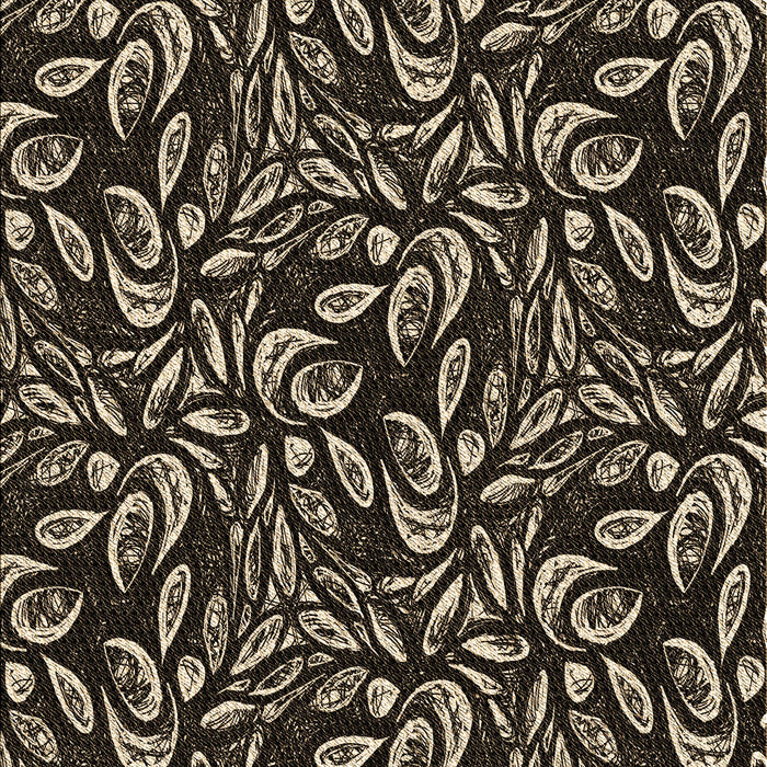 Patterned Brown Rug, pat1219brn